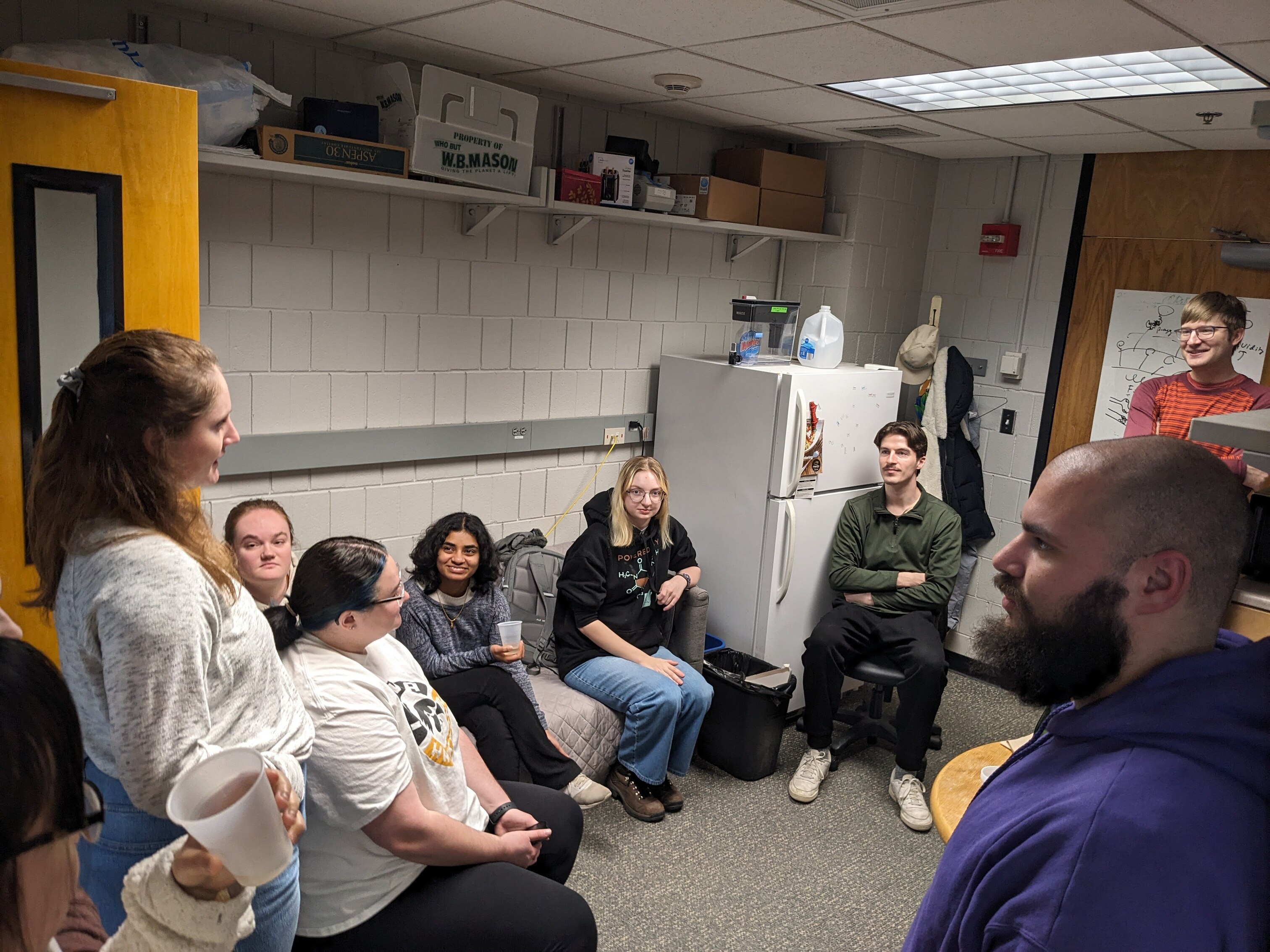 A second group photo from Chris Youngstrom's farewell gathering